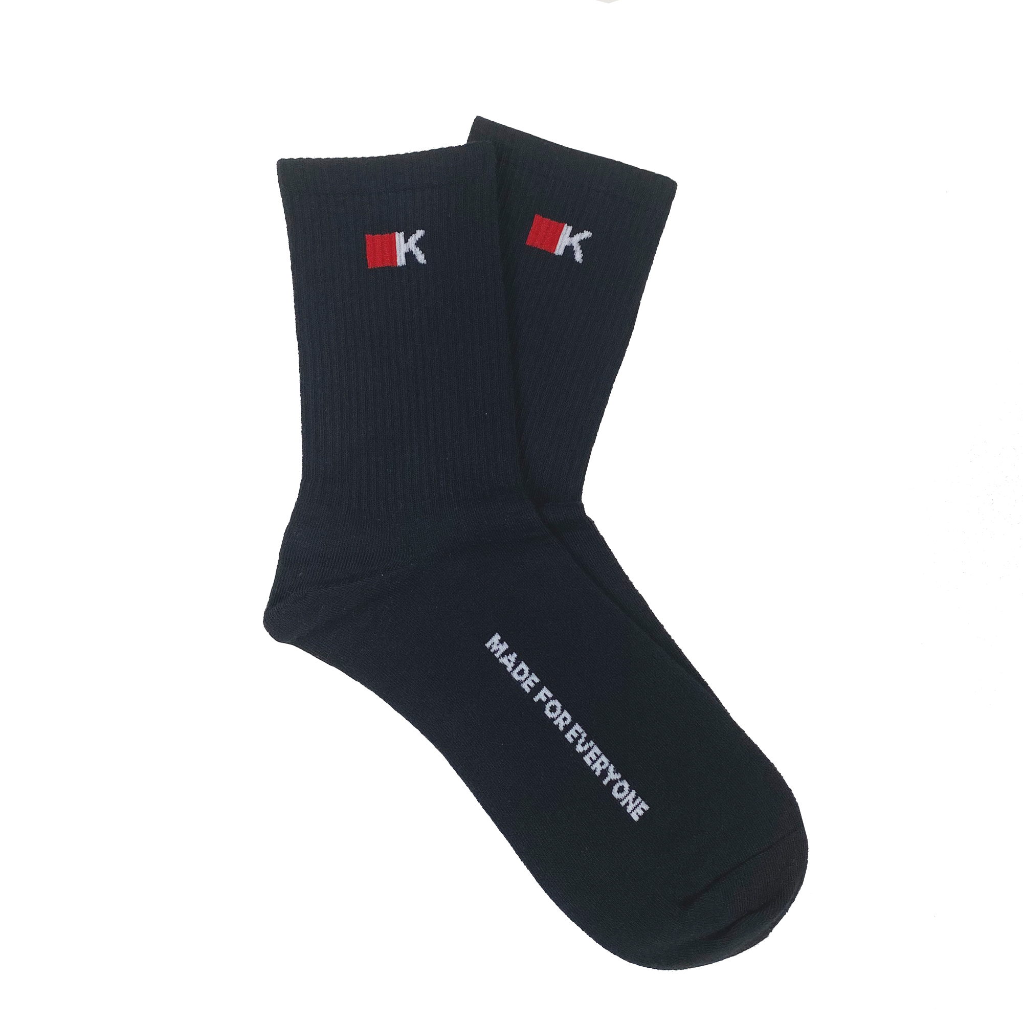 Black "Made For Everyone" Socks