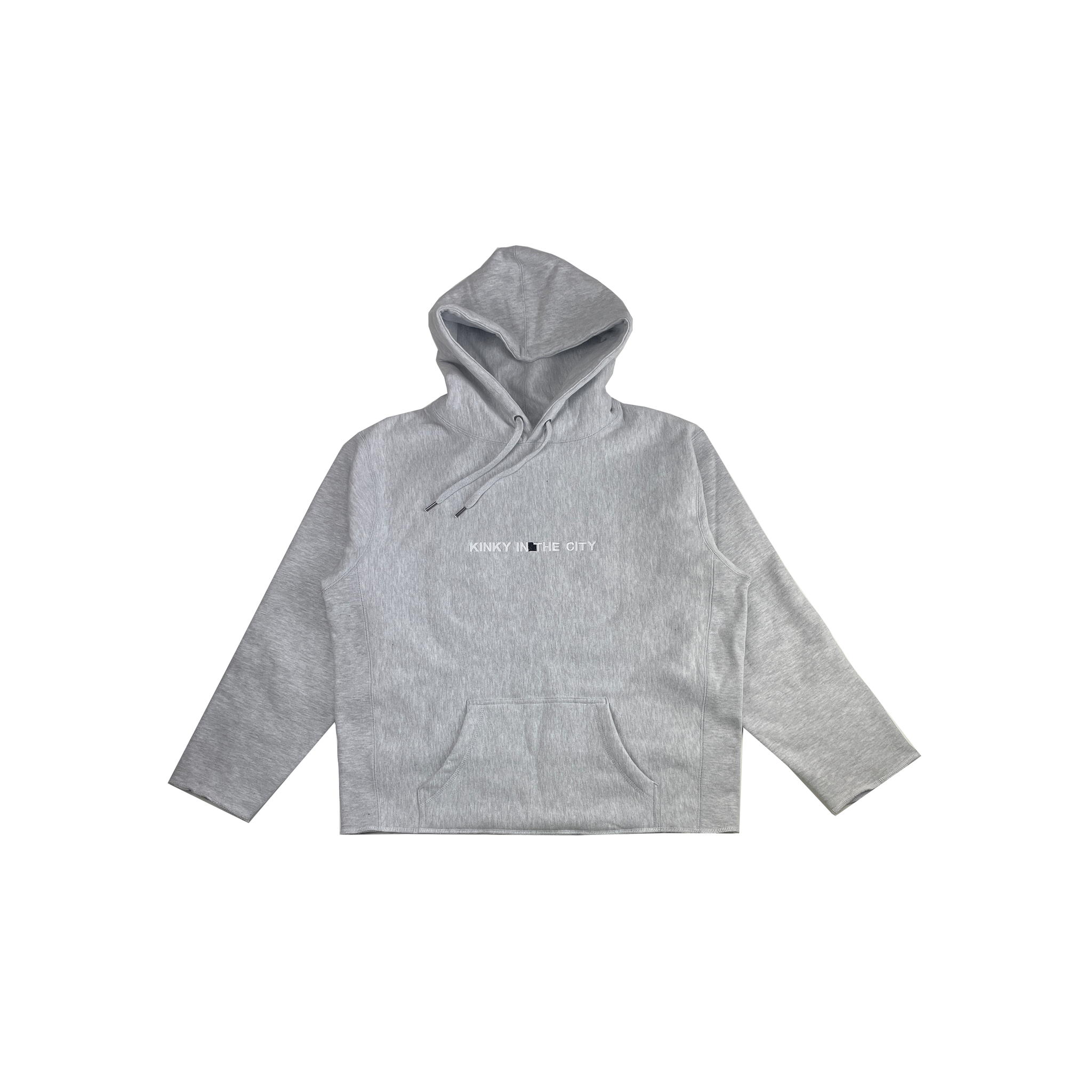 Oversized Raw Hem Kinky Hoodie