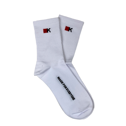 White "Made For Everyone" Socks
